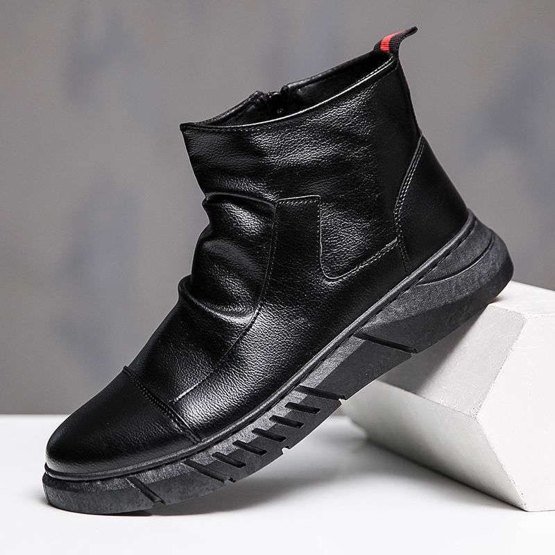 European Warm Series Martin Summer Breathable Thin Casual High-top Shoes 2025 New Men's Desert Work Boots_vogvips.com