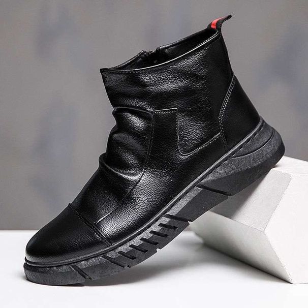 European Warm Series Martin Summer Breathable Thin Casual High-top Shoes 2025 New Men's Desert Work Boots_vogvips.com