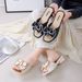 Women's New Versatile Fashion Summer Outdoor Sandals Non-Slip Korean Style Wear-Resistant Thick Sole Hot-Selling_vogvips.com