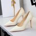 8351-8 European And American Style Banquet For Women, Thin Heel Professional Work Shoes, Comfortable Pointed Toe High_vogvips.com