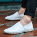 Suitable For All Seasons 2025 British Style Driving Loafers Lazy Large Size Men's Leather Shoes_vogvips.com
