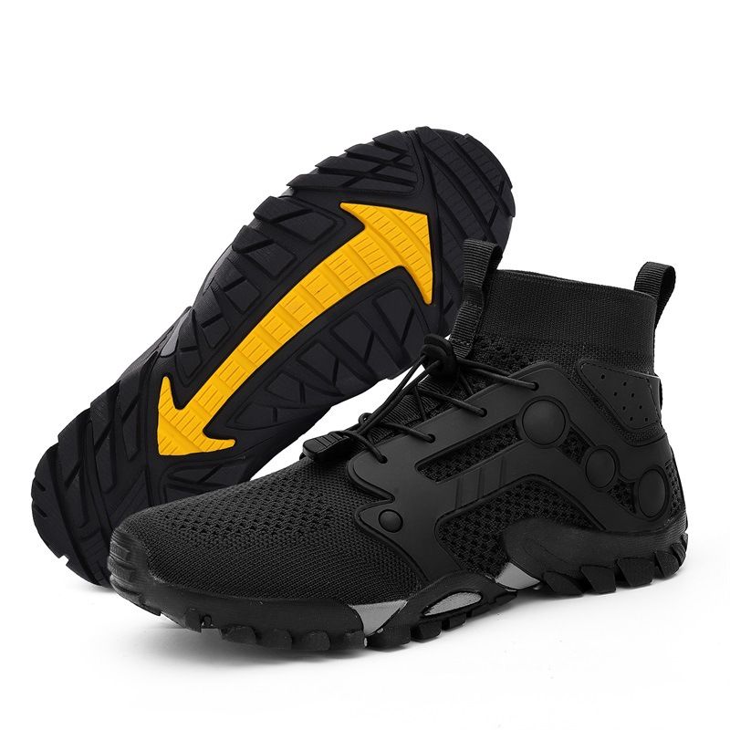 Men's And Women's Cycling, Running, Outdoor Shoes, Outdoor Hiking Shoes, High Top Off-road, Flying Weaving, Breathable Climbing, Rock Climbing_vogvips.com
