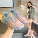 Dad For Women Spring 2024 Hot Style Mesh Breathable Gradient Color Casual Trendy Ins Fashion Thin Sports Shoes_vogvips.com
