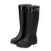New Fashion High Tube Rain For Women, Adult Waterproof Non-Slip Outdoor Martin Snow Boots, Motorcycle Boots_vogvips.com