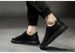 Men's Two-layer Cowhide Casual Shallow Mouth Round Head Front Strap Flat Heel Board Shoes Non-slip Sports Shoes_vogvips.com