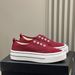 Thick-Soled Slip-On Canvas Shoes For Women, Thin Style New New Breathable Versatile Casual No-Tie White Sneakers Summer_vogvips.com