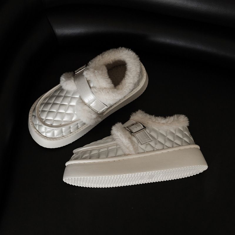 Women's Casual Slippers Can Be Worn Outside, With Thick Soles, New Fashion For Autumn Winter 2026, Comfortable_vogvips.com