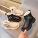 Child's Shoes Boys' Fashion Boots Girls' Soft Soled Warm Cotton Boots Buckle_vogvips.com