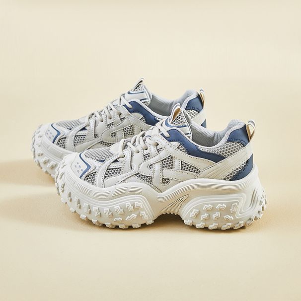 Daddy Shoes Female Student Sports Running Casual Shoes Platform Heightening Shoes_vogvips.com