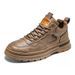 Martin Boots Autumn Men's Shoes Breathable Waterproof Work Shoes Trendy Versatile Work Shoes Casual Leather Shoes Sneake_vogvips.com