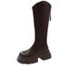 2024 New Autumn Winter V-Cut Thick Sole High Tube Riding For Petite Women Over-the-Knee Slim Long Boots_vogvips.com