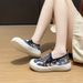 Little White Shoes Female Students Leisure Sports Versatile One Pedal Street Shooting_vogvips.com