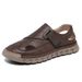 Men's Beach Shoes Summer Men's Sandals Outdoor Casual Closed-Toe Slip-On Shoes Large Size 46_vogvips.com