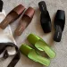 designer Women's Slipper Satin Square Toe Mules Slip On Design Durable Construction For Daily Wear Formal Gatherings_vogvips.com