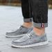 Canvas loafers men's flat loafers couple's overstep cloth shoes_vogvips.com