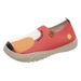 New Spring And Autumn Women's Old Beijing Cloth Shoes, Trendy Painted Design, Soft Sole, Fly-knit Thick Sole Slip-on_vogvips.com