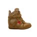Women's High Top Sneakers White Genuine Leather Velcro Casual Sports Shoes 7CM Wedge Heel European Style for Autumn 2025_vogvips.com