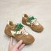 2024 Thick-Soled Genuine Leather German Training Women, New Style Color-Block Double Shoelace Sports Dad Shoes, Casual_vogvips.com