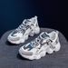 Chunky For Women Spring Autumn 2025 New Style Breathable Versatile Casual Shoes Thick Sole White Sneakers Trendy_vogvips.com