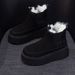 Snow Boots Women's Small Thick-soled Inner Height-increasing Short Boots Cold-proof And Hairy Casual Warm Women's Boots_vogvips.com