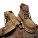 European Warm Series Men's Martin Winter British Style American Brown Leather With Fleece Cotton Shoes Workwear Large Toe Boots_vogvips.com