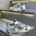 Men's 2026 Summer New Casual With Leather Mesh Splicing, Breathable Soft Sole, Lightweight Forrest Gump Shoes_vogvips.com