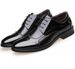 Formal men's leather shoes men's pointed black British business Youth increased casual shoes breathable soft a generation of hair_vogvips.com
