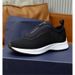 Spring And Autumn British Style Slip-On Front Zipper Thick Sole Shock-Absorbing Loafers Fashionable Lightweight_vogvips.com
