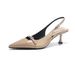 New Fashion Niche Temperament Pointed Thin Heel Closed Toe Women Versatile Sandals Single Shoes_vogvips.com
