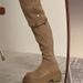 Over-the-Knee Large Tube Circumference Fleece Height Increasing Wide Women's Beauty Plus Size Thick Sole Long Boots_vogvips.com
