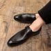 Fashion Pointed Trendy British Men's Wedding Large Casual Monk Shoes 2025 New Business Leather Shoes_vogvips.com