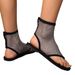 2025 Summer New Women's Flat Breathable Mesh Toe Sandals Fashion Large_vogvips.com