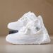 Men's Casual Sneakers - Retro Cross Strap Design, Soft Synthetic Leather, Breathable Low-Top Shoes For Everyday Wear (Black, White, Grey, Blue)_vogvips.com