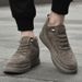 Men's Breathable Shoes Men's Retro Matte Suede Invisible Inner Heightening Men's Shoes Heightening Shoes Medium Help Casual Board Shoes_vogvips.com