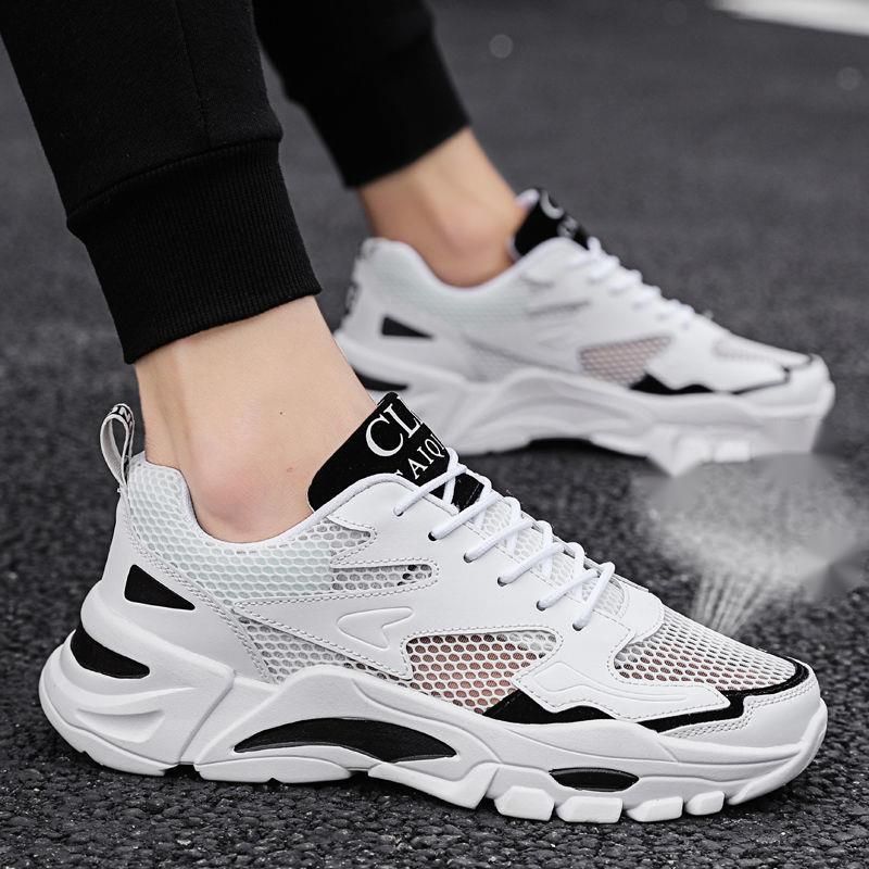 Beijiang Wolf Men's Summer Breathable Thin Shoes New Mesh Sports Casual Hollow Out_vogvips.com