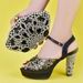 Delicate rhinestone temperament elegant fashion high-heeled sandals with bag set_vogvips.com