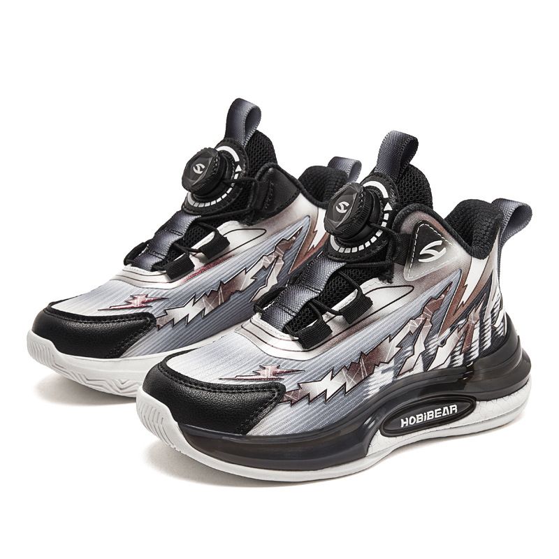 Kids' shoes boys basketball shoes new autumn mesh swivel buckle children's sports shoes boys casual shoes_vogvips.com