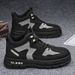 Men's Shoes Breathable High-top Martin Boots Men's Thick-soled Non-slip Tooling Shoes Casual Labor Insurance Shoes_vogvips.com