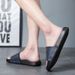 Men's Slide Sandals Soft Comfortable Non-Slip Slippers Indoor Outdoor Bathroom Beach Shoes Quick-Dry EVA Platform_vogvips.com