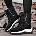 Winter New Snow Boots For Women With Thick Fleece, Warm And Wear-resistant Cotton Shoes, Waterproof Thick Sole For Women_vogvips.com