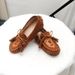 2026 Autumn New Vintage Tassel Loafers For Women, Slip-On Flat With Internal Height Increase, Soft Leather Moccasins,_vogvips.com