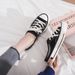 Spring/Summer New Ins Trendy Half Drag Canvas Shoes For Women, Hong Kong Flavor Lazy Student Korean Edition, Single_vogvips.com
