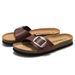 RUIZUSTOC Summer Cork Slippers Women's Sandals Casual Beach Shoes Trendy_vogvips.com