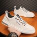 New Men's Casual Leather Shoes Men's Sports Fashion Shoes Men's Thick Sole Small White Board Shoes_vogvips.com