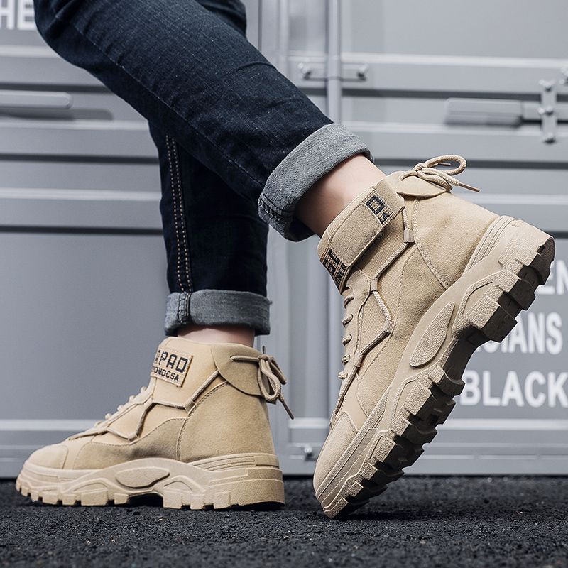Outdoor Cross-country Mountaineering Running Shock-absorbing Hiking Shoes_vogvips.com
