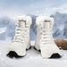 Northeast Winter Outdoor Snow Boots Women, Fleece-Lined, Thickened, Warm Cotton Shoes, Waterproof, Anti-Slip, Suitable_vogvips.com