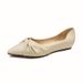 Hui Liya 833-91 French-style Pointed-toe Flat 2026 New Autumn Granny Shoes, Casual Versatile Fashion Women's Shoes_vogvips.com