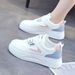 2025 New Spring And Autumn's Sneakers Thick Sole Versatile Korean Style Ins Trend Non-Slip Student White Shoes For_vogvips.com