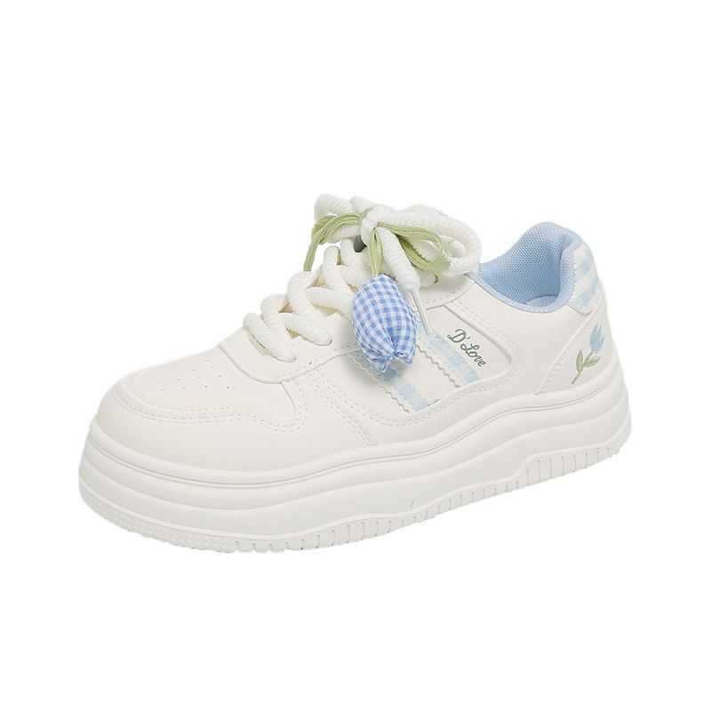Fashion Thick-soled Leather White Shoes Cute And Tall Versatile Casual Sports Board Shoes Women_vogvips.com