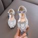 Female Cartoon Girl Princess Baby Student Little Big Child Diamond Dance Show Shoes And Sandals_vogvips.com